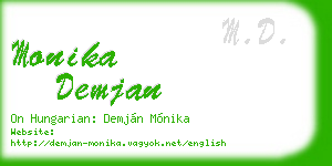 monika demjan business card